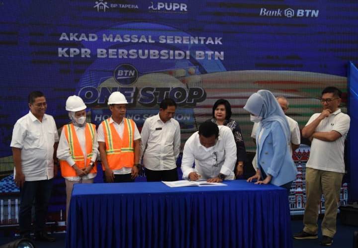 Akad Massal KPR Subsidi BTN