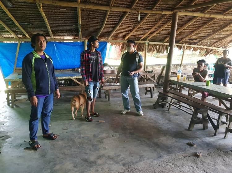 Unit Reskrim Polsek Medan Tuntungan Cek Lokasi Lapak Judi