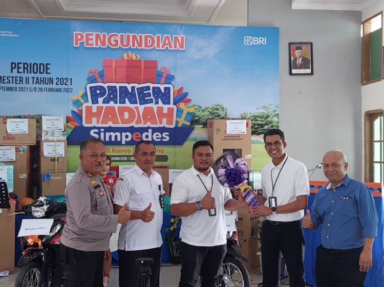 BRI Cabang Sidikalang Gelar Pengundian Hadiah Simpedes