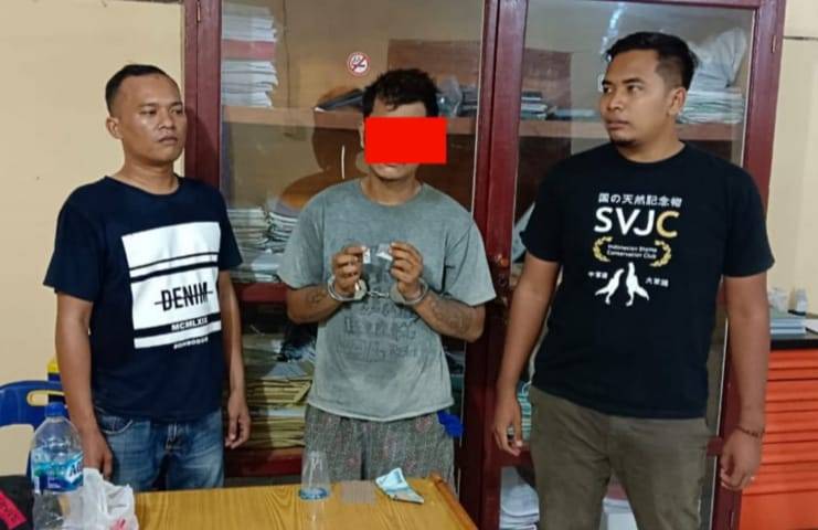 Polsek BP Mandoge Asahan Ringkus Pengguna Sabu-Sabu