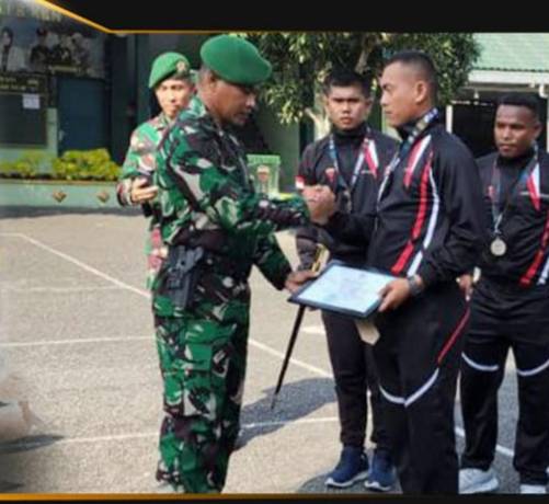 Prajurit Yonif 125/Simbisa Sabet Piala Kapoldasu