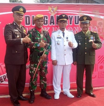 Kapolsek Birubiru Ikuti Upacara HUT ke-77 Kemerdekaan RI