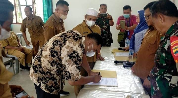 Camat Gunung Malela Sertijabkan Pangulu