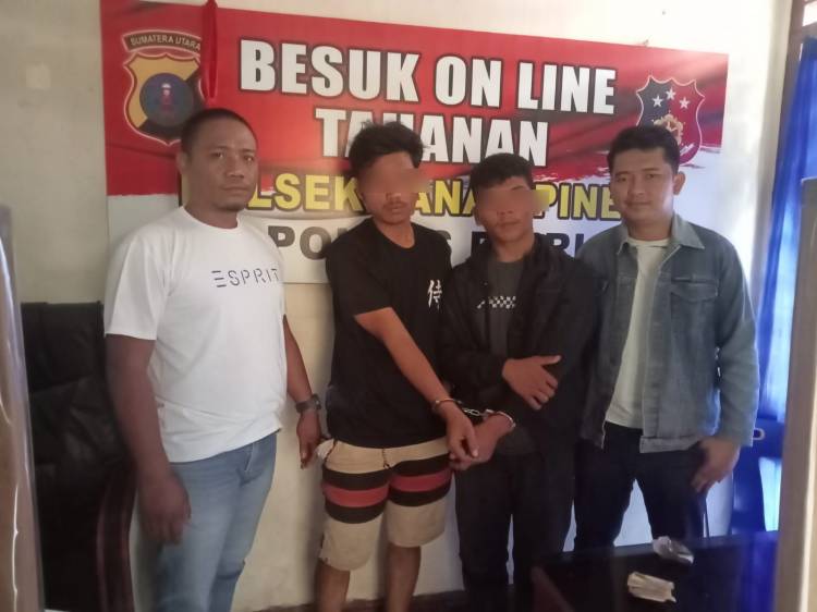 Polsek Tanah Pinem Ringkus Dua Pemuda Pelaku Curanmor
