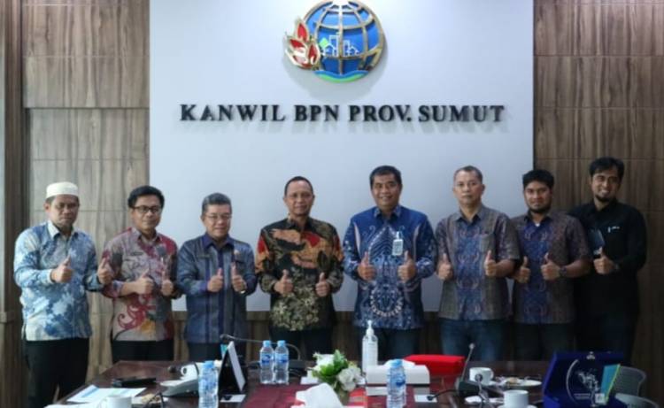 GM PLN UIP Sumbagut Kunjungi Kepala BPN Sumut
