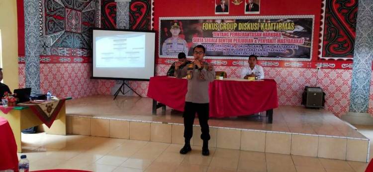 Berantas Judi dan Narkoba, Polsekta Kotapinang Gandeng Masyarakat