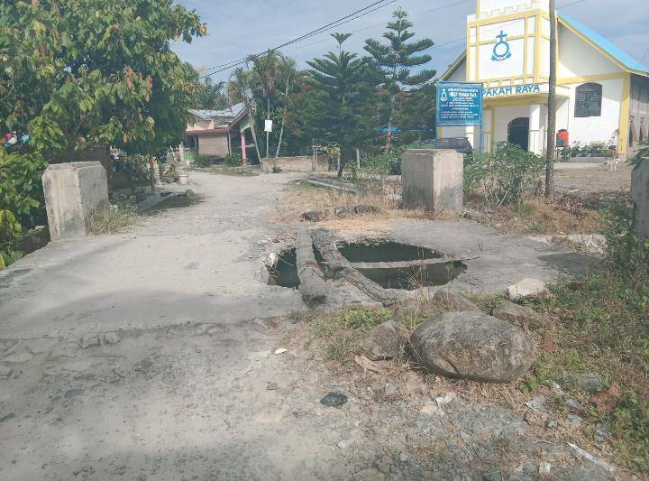 Jembatan di Medangderas Batubara Rusak, Sudah Tiga Orang Korban