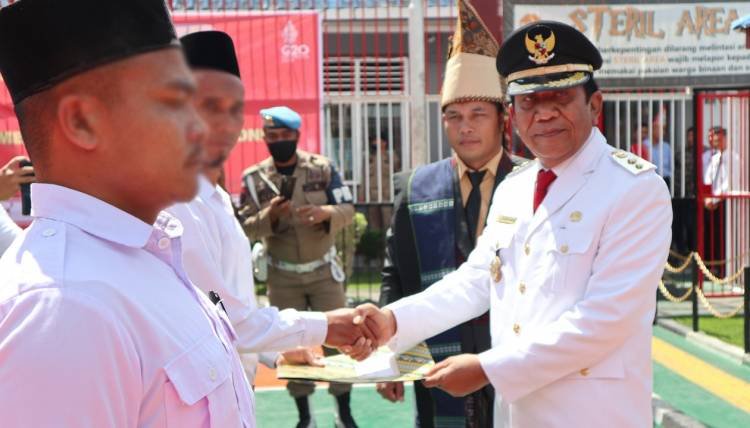 HUT ke 77 Kemerdekaan RI, 162 Orang WBP Rutan Tarutung Dapat Remisi