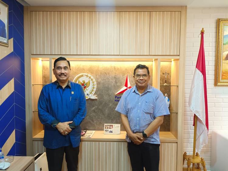 Berkunjung ke DPR RI, Uskup Agung Medan Kornelius Sipayung Apresiasi Kinerja Hendrik Sitompul