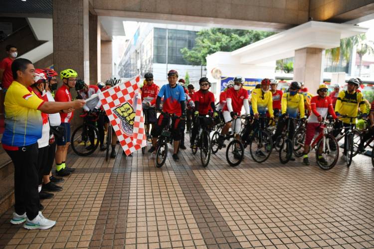 Peringati HUT RI, Goweser BTN Sasar Rute 77 Km Wilayah DKI