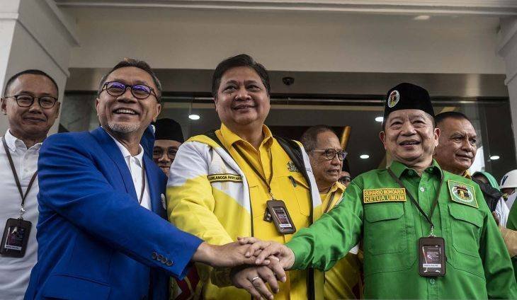 Tiga Partai Politik Koalisi Indonesia Bersatu Bareng Daftar Peserta Pemilu 2024