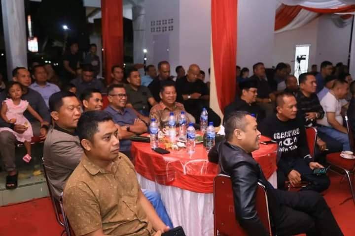 Pejabat Kodim, Polres dan Pemkab Labuhanbatu Nobar Masyarakat Film Naga Bonar