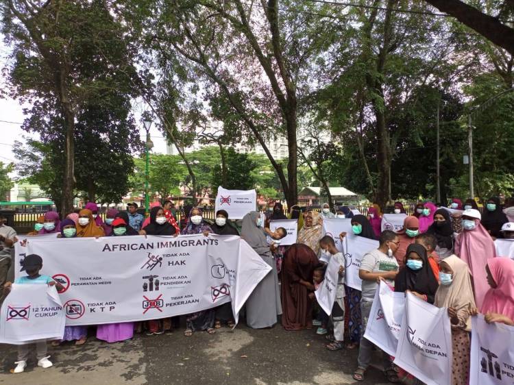 Pengungsi Somalia &ldquo;Menjerit&rdquo; di DPRD SU, Tak Tahan 12 Tahun Hidup Menderita di Sumut