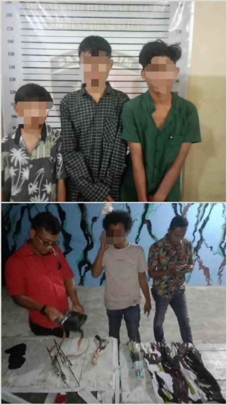 Polisi Amankan 3 Remaja yang Terlibat Tawuran