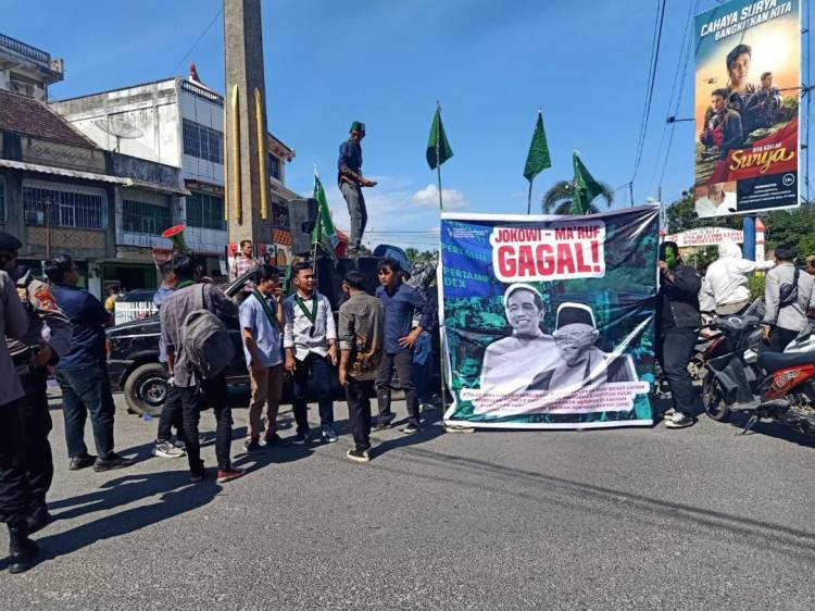 HMI Asahan Gelar Demo Tolak Kenaikan BBM dan Tarif Dasar Listrik