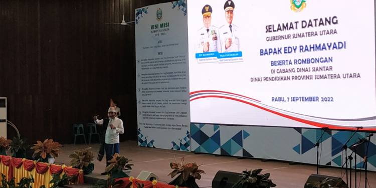 Edy Rahmayadi Minta Kejujuran Guru dan Kepala Sekolah Jalankan Tugas