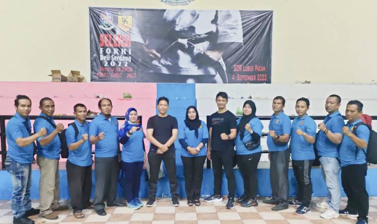 Ratusan Atlet Karate Deliserdang Ikut Seleksi Persiapan Kejurda Forki Sumut