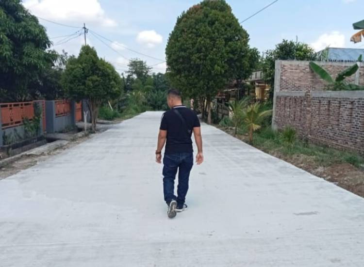 Jalan Durian Jantung Kisaran Dirabat Beton, Masyarakat  Ucapkan Terima Kasih