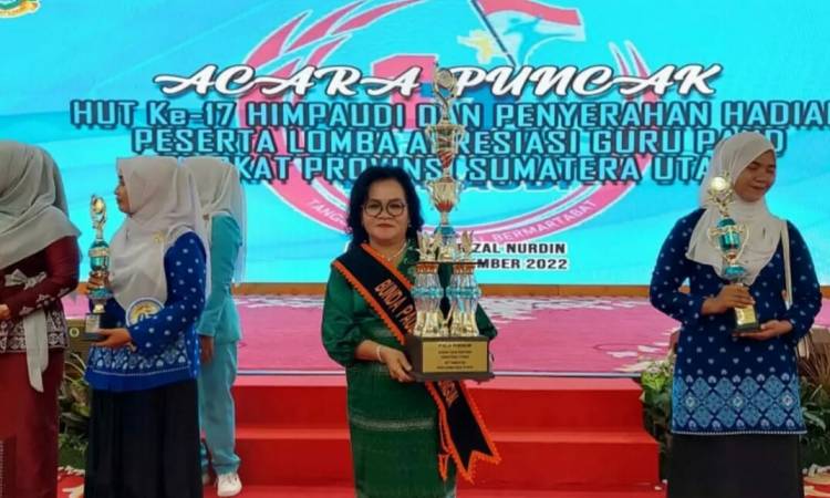 Himpaudi Simalungun Juara Umum Lomba Apresiasi Guru PAUD Tingkat Provinsi