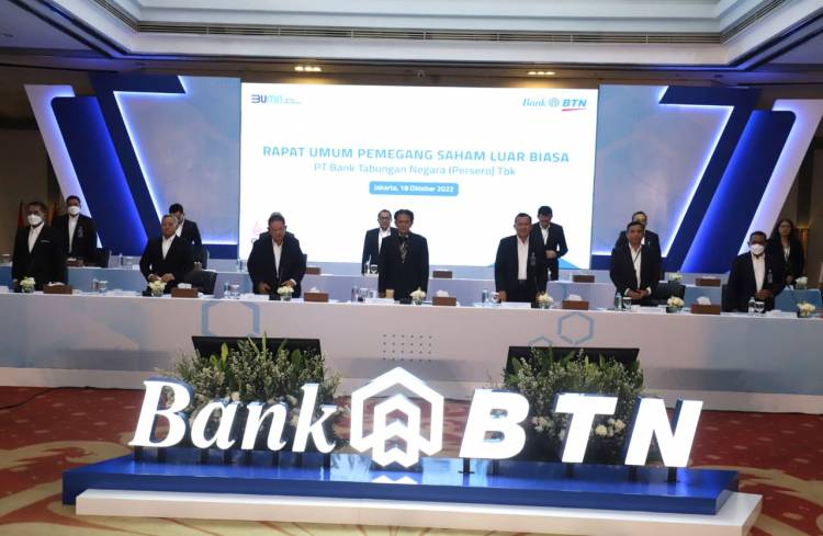 RUPSLB Bank BTN Menyetujui Penerbitan Saham Baru