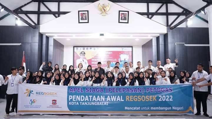 Wali Kota Lepas 229 Petugas Regsosek BPS Tanjungbalai Tahun 2022