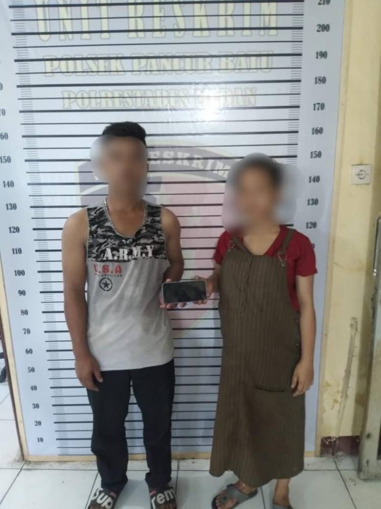 Polsek Pancurbatu Amankan Pasutri Curi HP di Toko Ponsel