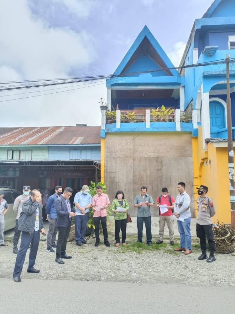 Objek Tanah dan Bangunan Hasil Lelang dari PT BTPN Disita PN Tarutung untuk Dieksekusi