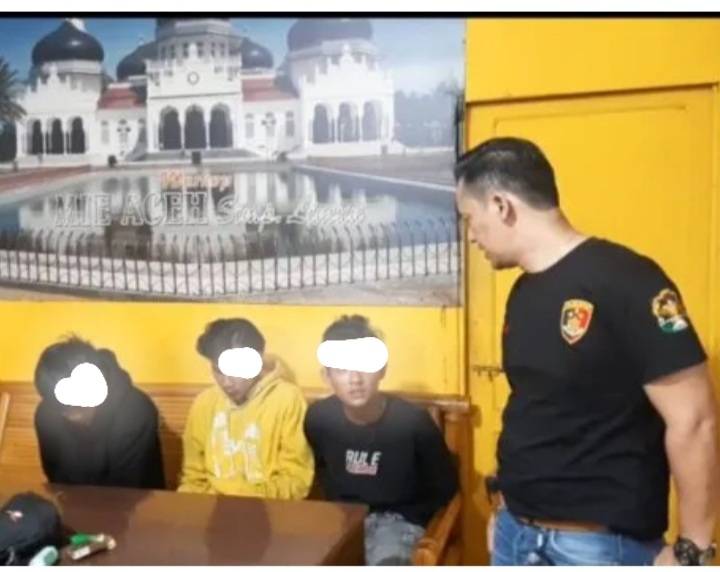 Polsek Patumbak Tangkap Tiga Diduga Anggota Geng Motor Bersajam