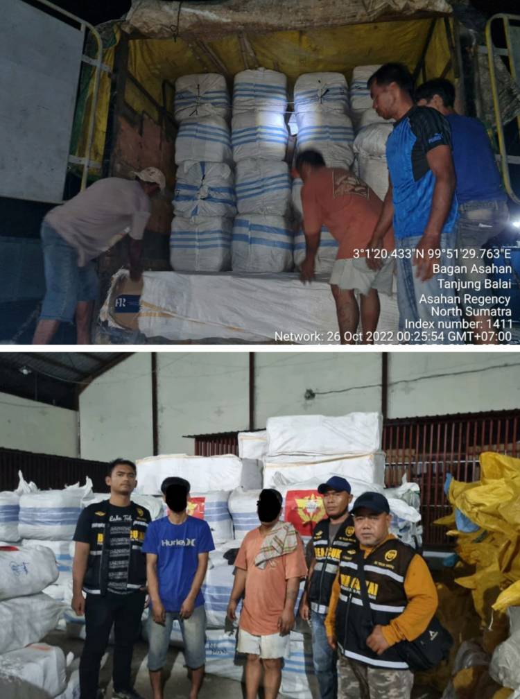 Truk Berisi 142 Ballpress Pakaian Bekas Diamankan Bea Cukai Teluknibung
