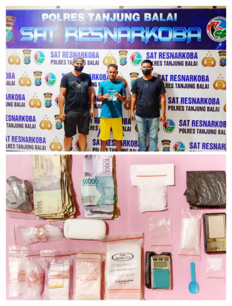 Jual Sabu, Residivis Narkoba Ditangkap Satres Narkoba Polres Tanjungbalai