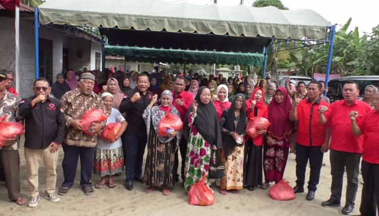 35 Ribu Paket Sembako Disiapkan, Rapidin Simbolon Luncurkan Progam PDI Perjuangan Menyapa Wong Cilik