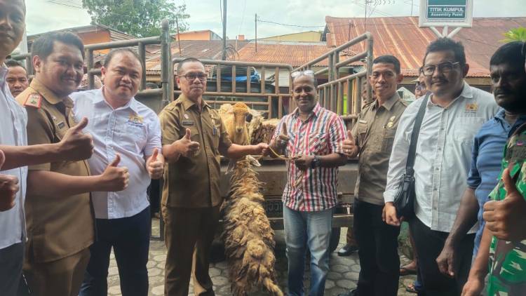 Perayaan Deepavali, Bobby Nasution Serahkan 15 Ekor Kambing untuk Umat Hindu