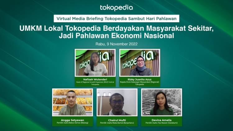 Hari Pahlawan, Tokopedia Dukung UMKM Lokal Jadi Pahlawan Ekonomi Digital