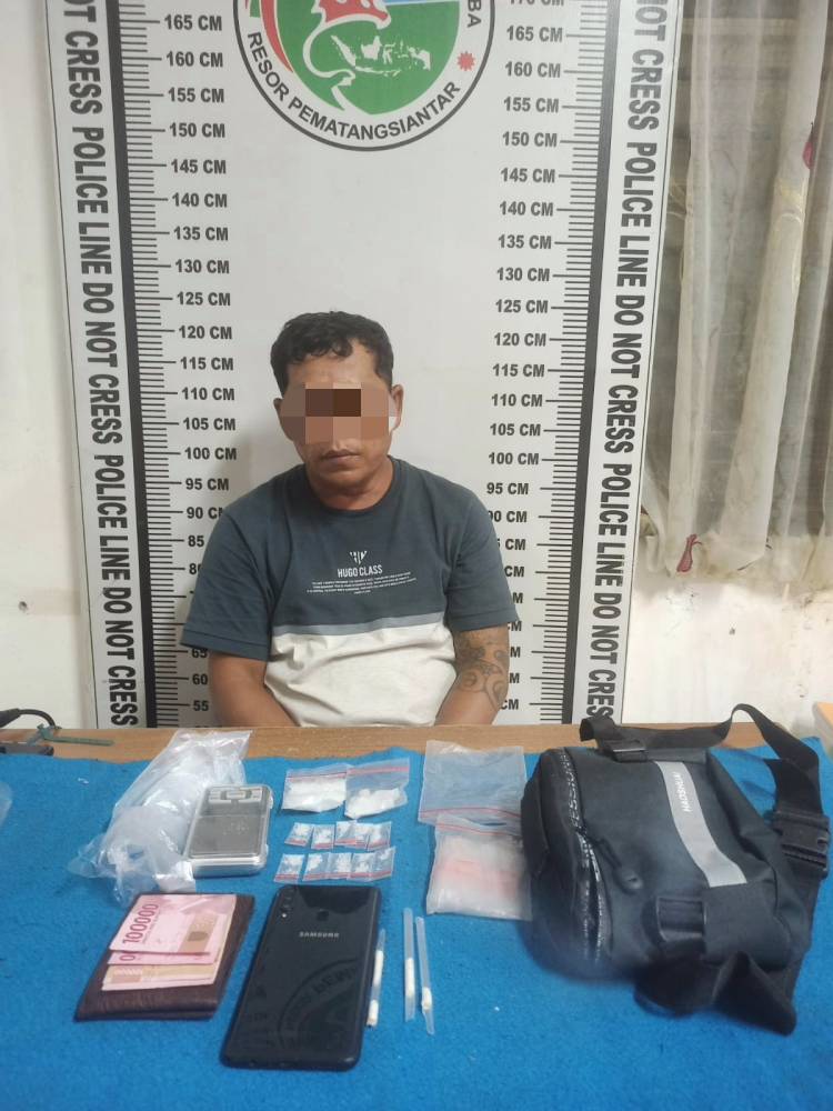 Jual Narkoba, Seorang Pria Ditangkap Polisi di Pematangsiantar