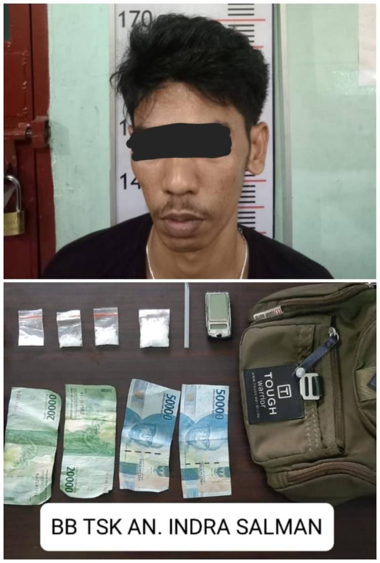 Polres Langkat Tangkap Terduga Pengedar Sabu di Rumahnya