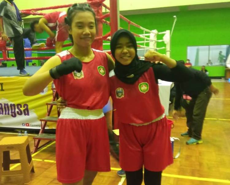 Petinju Sumut Chantika dan Zahra Sumbang Emas di Pra Popnas 2022