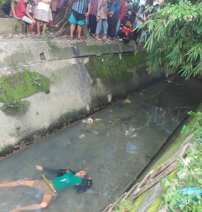 Frengky Lumbantobing Ditemukan Tewas di Dalam Parit