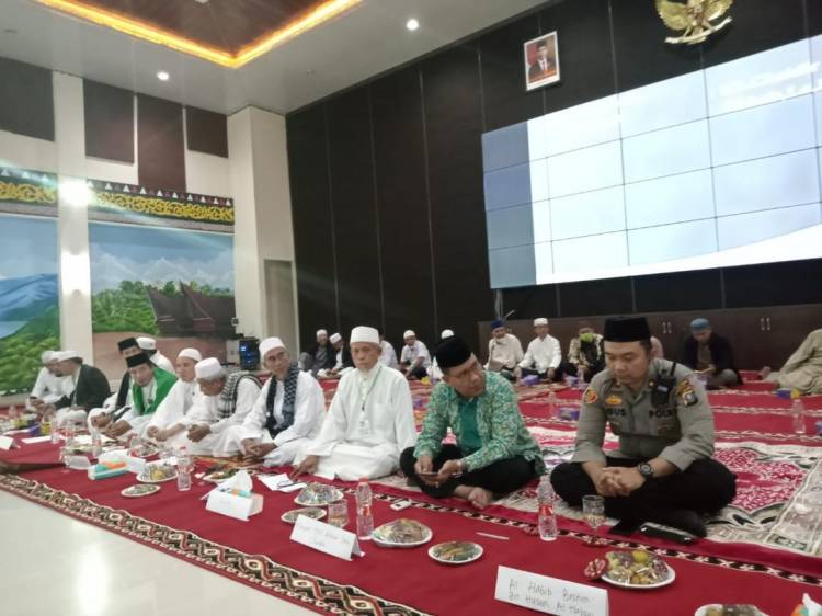 Kapolsek Percut Sei Tuan Hadiri Tablig Akbar dan Zikir Bersama