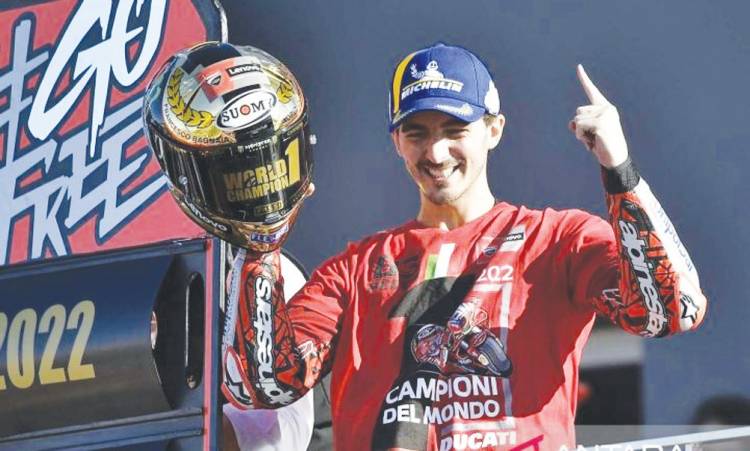 Bagnaia Juara Dunia 2022 di MotoGP Valencia