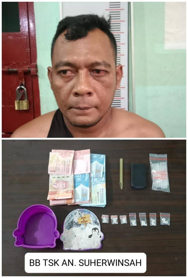 Nyamar Sebagai Pembeli, Polres Langkat Tangkap Terduga Pengedar Sabu