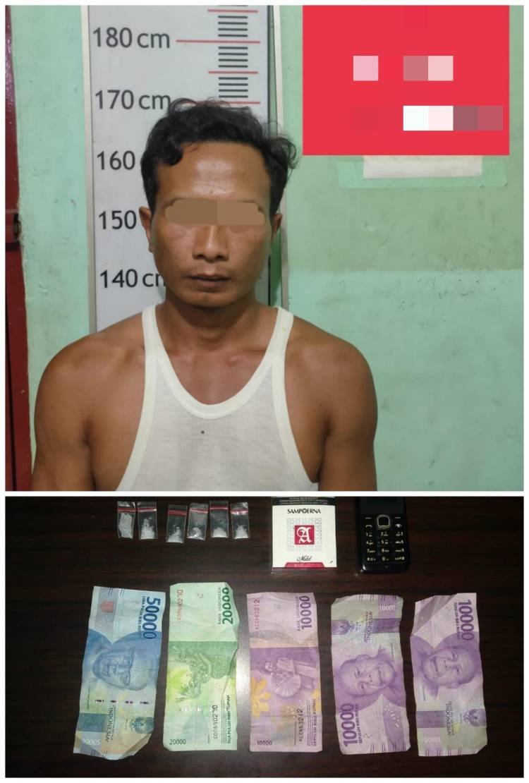 Polres Langkat Tangkap Pengedar Narkoba dan Sita 6 Paket Sabu