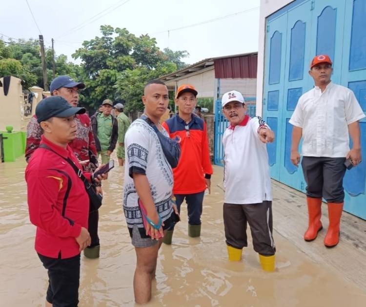 Ribuan Rumah Terendam Banjir, Pj Wali Kota Tebingtinggi Minta BPBD Buat Dapur Umum