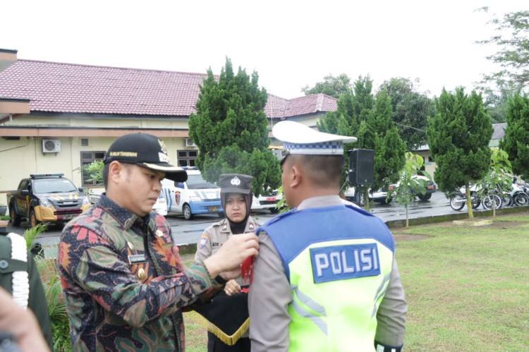 Pimpin Apel Pasukan, Wabup Sergai: Jaga Kamtibmas Selama Nataru