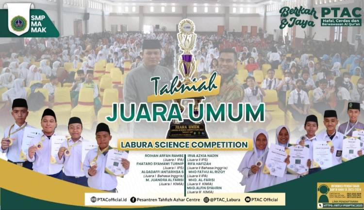 SMP PTAC Labura Juara Umum LSC 2022