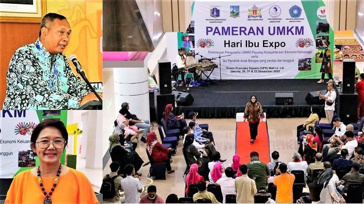 Peringati Hari Ibu, Kadin dan Iwapi Jakarta Pusat Gelar Pameran UMKM