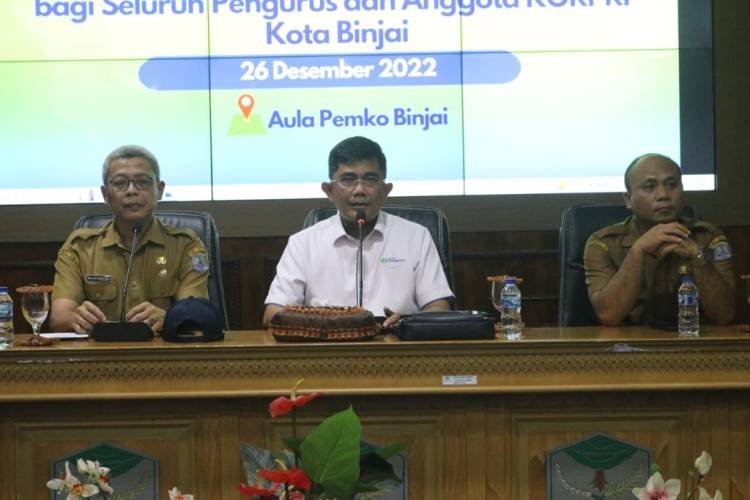 Anggota Korpri Kota Binjai Ikuti Sosialisasi Manfaat BPJS Ketenagakerjaan