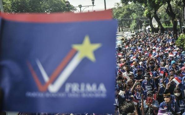 Simpatisan Partai Prima Dipolisikan Usai Tampar Polwan di Demo KPU