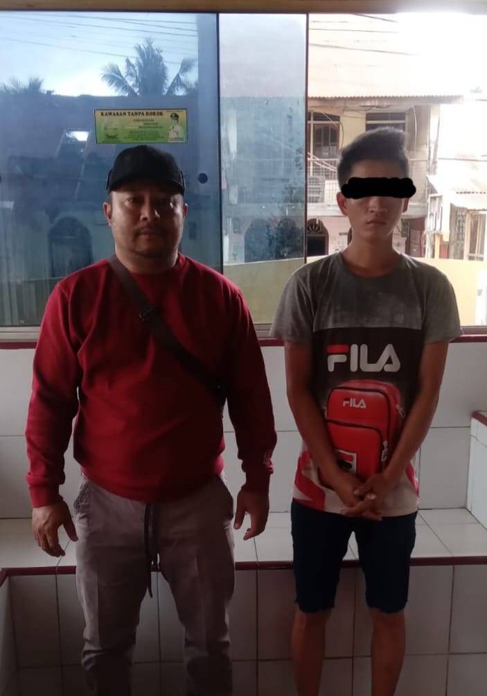 Polsek Pantaicermin Bekuk Pelaku Pencurian Mesin Pompa Air