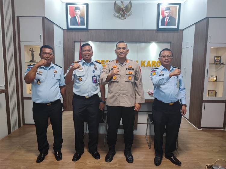 Karutan Kabanjahe Silaturahmi ke Polres Tanah Karo