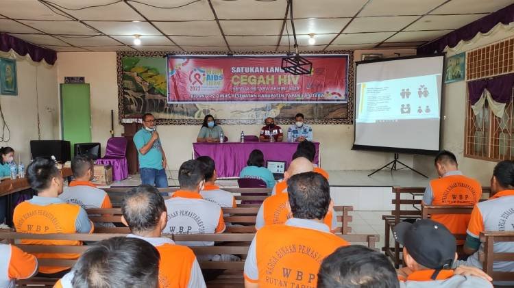 50 Orang WBP Rutan Tarutung Ikuti  Penyuluhan dan Pemeriksaan Kesehatan